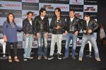 Neeraj Roy, Farah Khan, Shah Rukh Khan, Abhishek Bachchan, Vivaan Shah, Sonu Sood, Boman Irani at Happy New Year game launch by Hungama in Taj Land